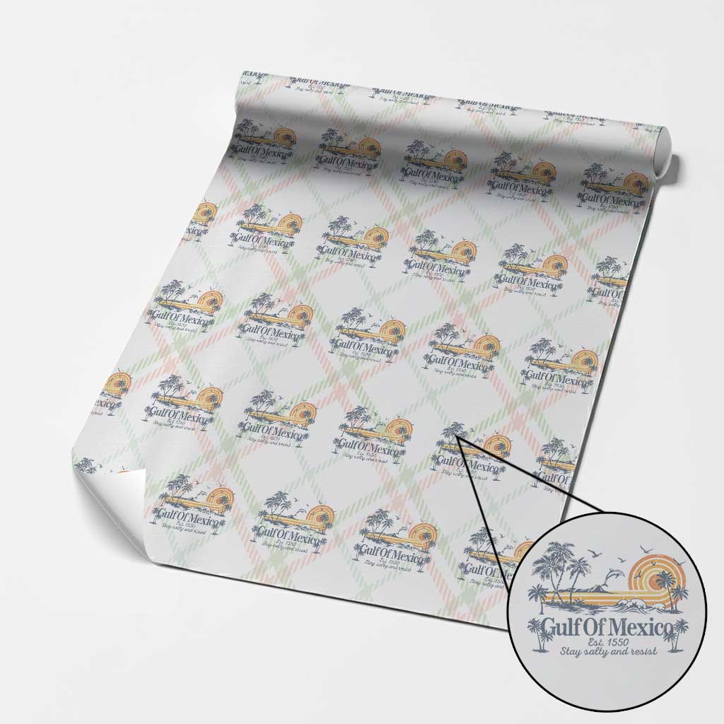 Gulf of Mexico Wrapping Paper Roll Always And Forever Resist - Wonder Print Shop