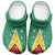 Guyana Clogs Shoes Heritage Palette Flag-Inspired - Wonder Print Shop