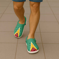 Guyana Clogs Shoes Heritage Palette Flag-Inspired - Wonder Print Shop