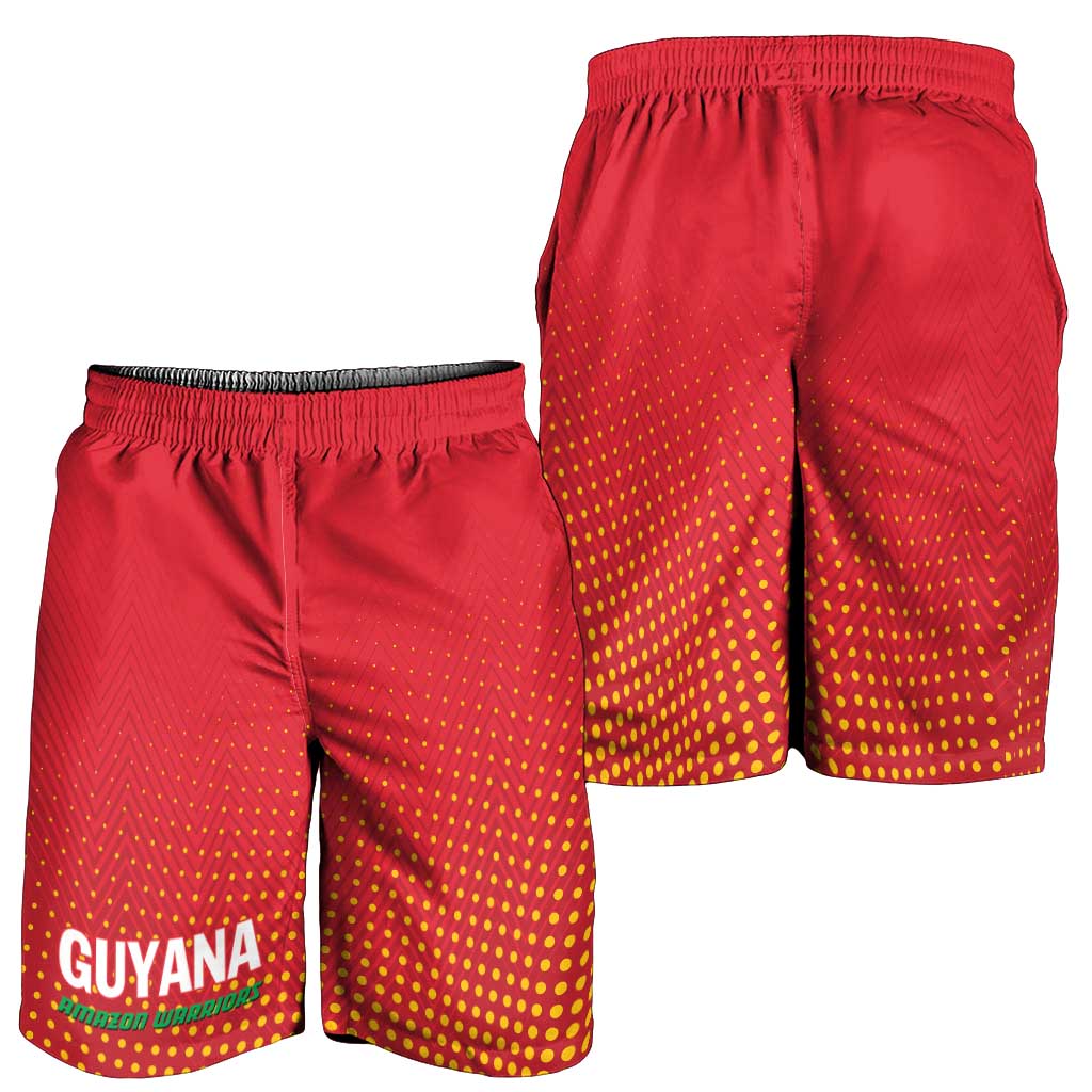 Guyana Cricket Amazon Warriors Shorts for Men All The Way Champions - Wonder Print Shop
