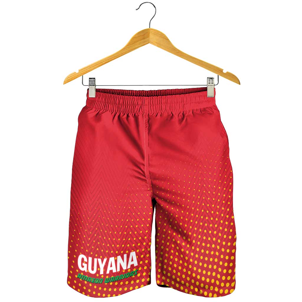 Guyana Cricket Amazon Warriors Shorts for Men All The Way Champions - Wonder Print Shop