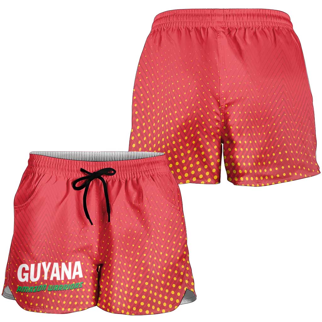 Guyana Cricket Amazon Warriors Shorts for Women All The Way Champions - Wonder Print Shop