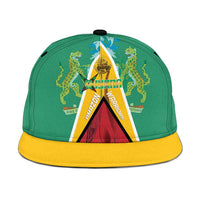 Guyana Cricket Amazon Warriors Snapback Cap Flag Style - Wonder Print Shop