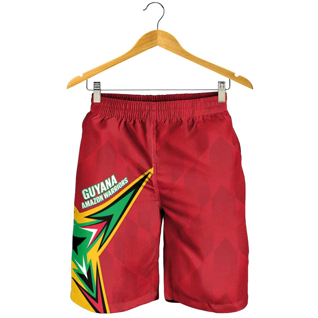 Guyana Cricket Shorts for Men Go Champions Amazon Warriors - Wonder Print Shop