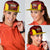 Guyana Cricket Snapback Cap Go Amazon Warriors Marble Pattern - Wonder Print Shop