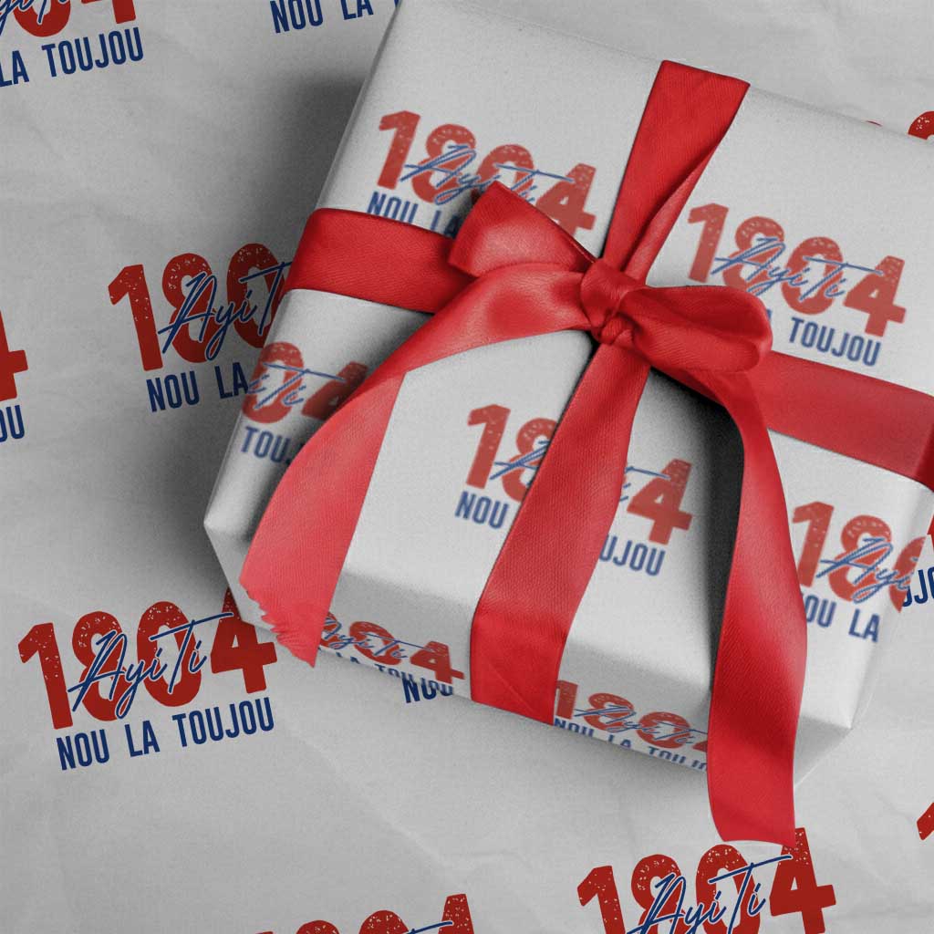Haiti 1804 Ayiti Nou La Toujou Wrapping Paper Roll Independence Haiti Heritage Pride