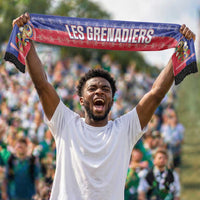 Haiti 2026 Football Soccer Scarf Allez Les Grenadiers Veve Vodou