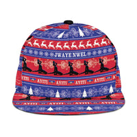 Haiti Christmas Snapback Cap Jwaye Nwel Ayiti Neg Marron Veve Vodou - Wonder Print Shop