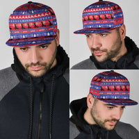 Haiti Christmas Snapback Cap Jwaye Nwel Ayiti Neg Marron Veve Vodou - Wonder Print Shop