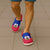 Haiti Clogs Shoes Heritage Palette Flag-Inspired - Wonder Print Shop