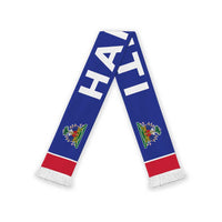 Haiti Football 2026 Soccer Scarf With Coat Of Arms