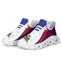 Haiti Football Clunky Sneakers Flag-Inspired Curve Style