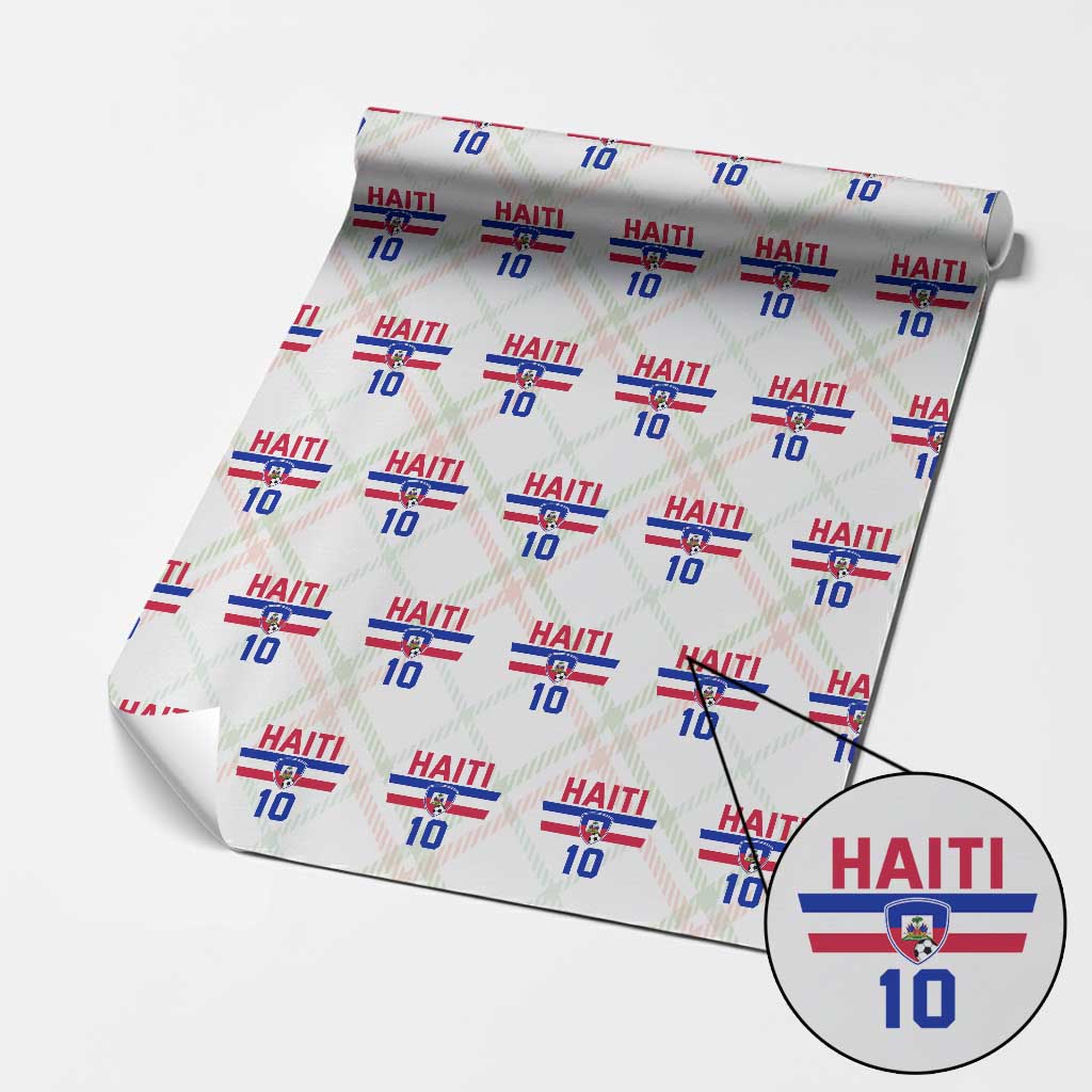 Haiti Haitian Flag Wrapping Paper Roll Proud Haitienne Cheer Country Favorite Spirit Game Caribbean Souvenir