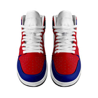 Haiti High Sneakers AJ1 Classic National Flag Style - Wonder Print Shop