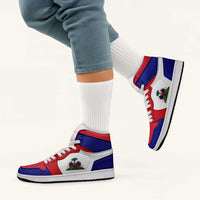 Haiti High Sneakers AJ1 Classic National Flag Style - Wonder Print Shop