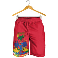 Haiti Independence Day Shorts for Men Le Marron Inconnu Unity Makes Strength - Wonder Print Shop
