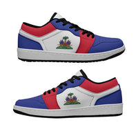 Haiti Low Sneakers Classic National Flag Style - Wonder Print Shop