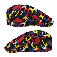 Haiti Map Camouflage Colorful Jeff Hat - Wonder Print Shop