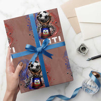 Haiti Soccer 2026 Wrapping Paper Roll World Football Fan Haitian Pride Ayiti