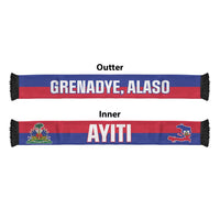 Haiti World Football 2026 Soccer Scarf National Pride Never Stops