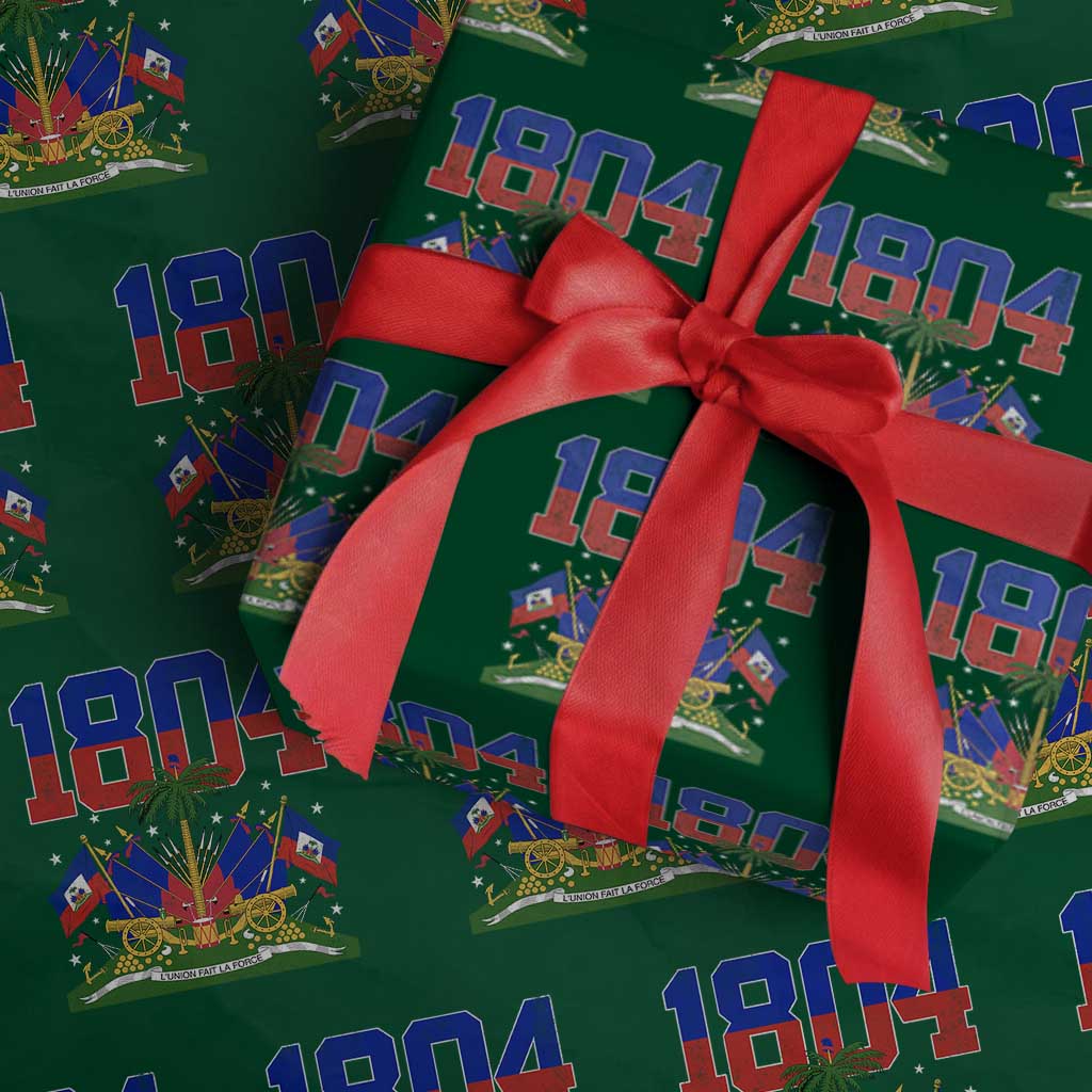 Haitian Revolution 1804 Wrapping Paper Roll Haiti Flag Independence Day Haitian Graphic