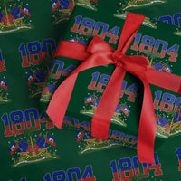 Haitian Revolution 1804 Wrapping Paper Roll Haiti Flag Independence Day Haitian Graphic