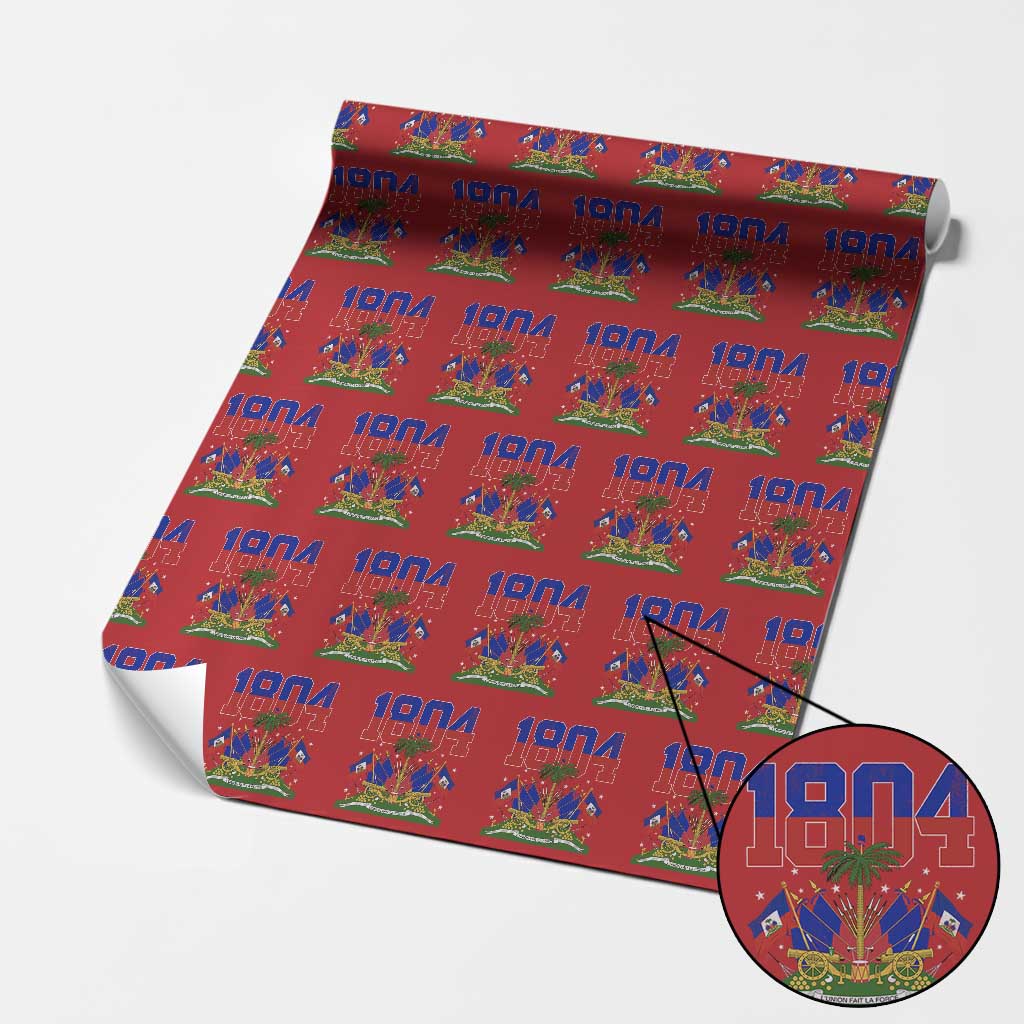 Haitian Revolution 1804 Wrapping Paper Roll Haiti Flag Independence Day Haitian Graphic