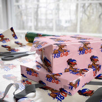 Haitian Revolution 1804 Wrapping Paper Roll Haiti Flag Independence Day Haitian Girl Graphic