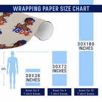 Haitian Revolution 1804 Wrapping Paper Roll Haiti Flag Independence Day Haitian Girl Graphic