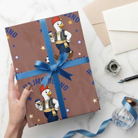 Hajmo Bosno I Came To Yell Wrapping Paper Roll Funny Bosnia Goose Game Day Gift