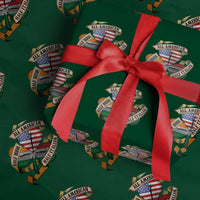 Half Irish Half Italian All American Wrapping Paper Roll Vintage Flag Shamrock Heritage - Wonder Print Shop