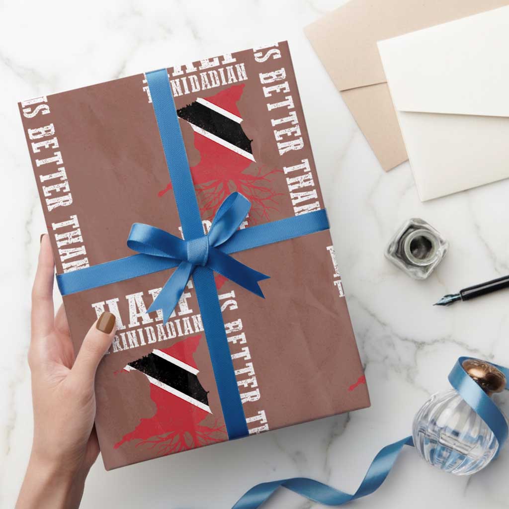 Half Trinidadian Wrapping Paper Roll Is Better Than None Trini Pride