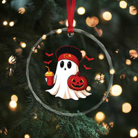 Halloween Chiefs Ghost Crystal Glass Ornament Pumpkin Ghost Costume TS10