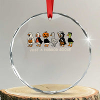 Halloween Funny Goose Crystal Glass Ornament Spooky Season 90s Horror Movie TS10