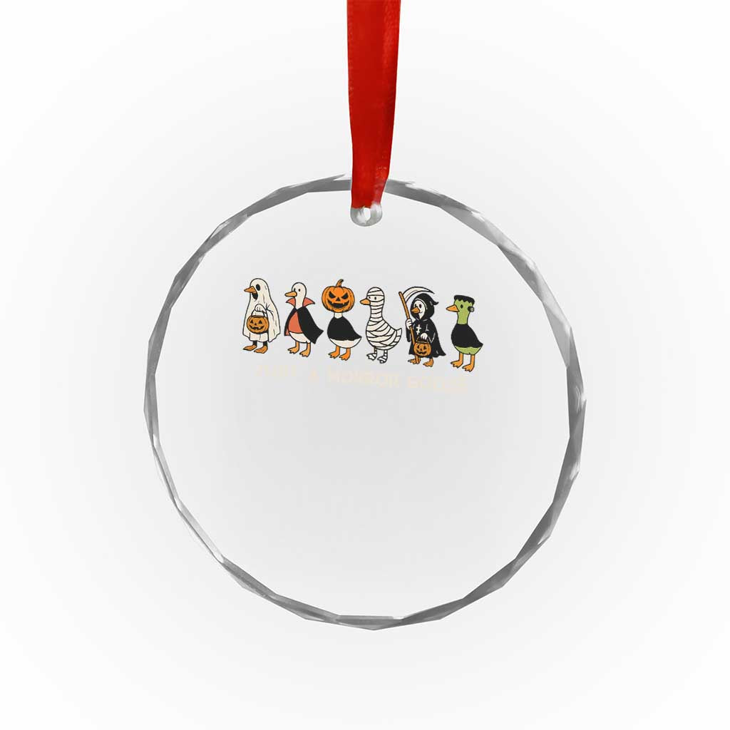 Halloween Funny Goose Crystal Glass Ornament Spooky Season 90s Horror Movie TS10