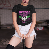 Halloween T Shirt Spooky Vibe Retro Spooky Boo Gothic Halloween Costume T-Shirt for Halloween lovers, Spooky Season Shirt, Ghosts - Wonder Print Shop