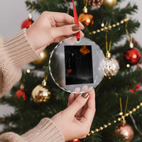 Halloween Wendigo Crystal Glass Ornament Scary Pumpkin Moon TS10