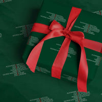 Hamilton Eliza Jefferson Angelica & Burr Names Wrapping Paper Roll - Wonder Print Shop
