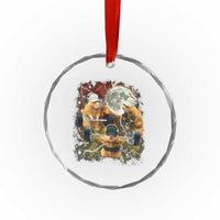 Hamster Deadlift Crystal Glass Ornament Funny Cute Rat Fitness Gym Weightlifting Meme