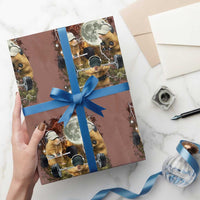 Hamster Deadlift Wrapping Paper Roll Funny Cute Rat Fitness Gym Weightlifting Meme