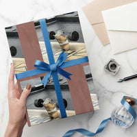 Hamster Gym Wrapping Paper Roll Funny Rat Workout Weightlifting Pump Cover