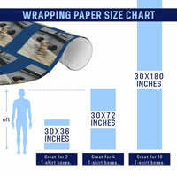 Hamster Gym Wrapping Paper Roll Funny Rat Workout Weightlifting Pump Cover