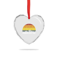 Hands Off DC Heart Crystal Glass Ornament Retro Washington D.C. Skyline - Wonder Print Shop