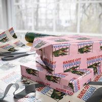 Hands Off Everglades Wrapping Paper Roll Alligator Protest - Wonder Print Shop