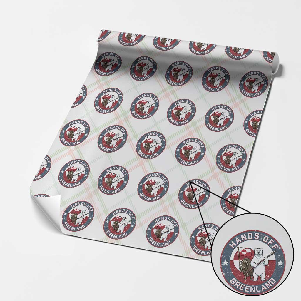 Hands Off Greenland Wrapping Paper Roll Anti Authoritarian Political Gag Gift
