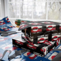 Hands Off Greenland Wrapping Paper Roll Greenland EST 1262 Political Protest