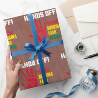 Hands Off Traoré Burkina Faso Africa Wrapping Paper Roll - Wonder Print Shop