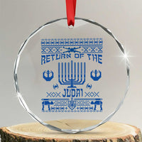 Hanukkah Holiday Crystal Glass Ornament Return Of The Judai Chanukah Jewish Festival TS11