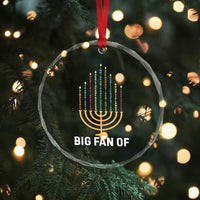 Hanukkah Human Rights Crystal Glass Ornament Big Fan Of  Democracy Immigrants And Refugees - Wonder Print Shop