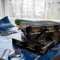 Hanukkah Human Rights Wrapping Paper Roll Big Fan Of  Democracy Immigrants And Refugees - Wonder Print Shop